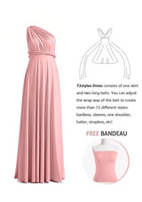 Dusty Rose Multiway Convertible Infinity Dress - 72Styles