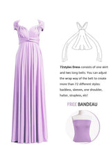 Lavender Multiway Convertible Infinity Dress - 72Styles