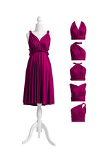 Plum Multiway Convertible Infinity Dress - 72Styles