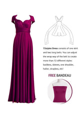 Plum Multiway Convertible Infinity Dress - 72Styles