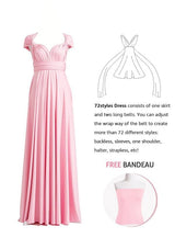 Blush Pink Multiway Convertible Infinity Dress - 72Styles