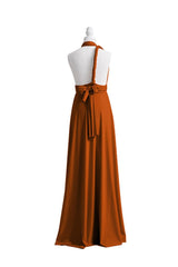 Burnt Orange Multiway Convertible Infinity Dress - 72Styles