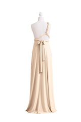Champagne Multiway Convertible Infinity Dress - 72Styles