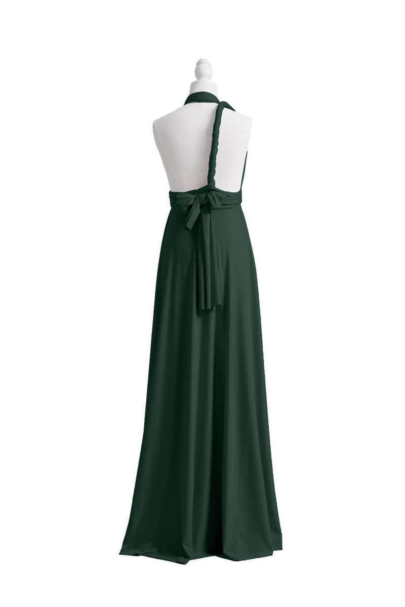 Dark Green Multiway Convertible Infinity Dress - 72Styles