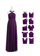 Dark Purple Multiway Convertible Infinity Dress - 72Styles