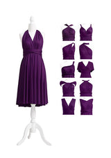Dark Purple Multiway Convertible Infinity Dress - 72Styles