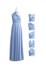 Dusty Blue Multiway Convertible Infinity Dress - 72Styles