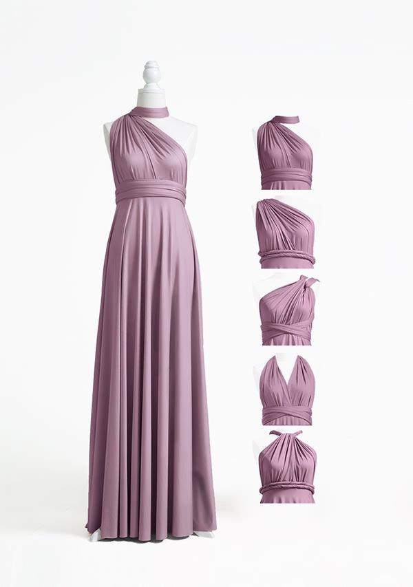 Mauve Multiway Convertible Infinity Dress - 72Styles