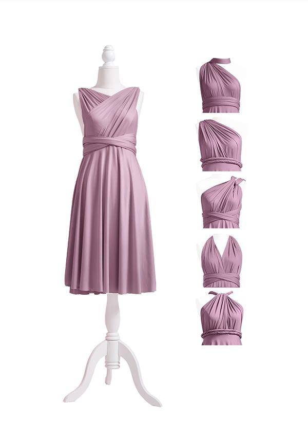 Mauve Multiway Convertible Infinity Dress - 72Styles