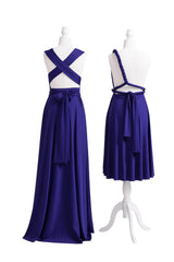 Midnight Blue Multiway Convertible Infinity Dress - 72Styles