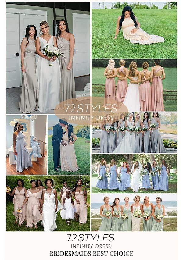 Plum Multiway Convertible Infinity Dress - 72Styles