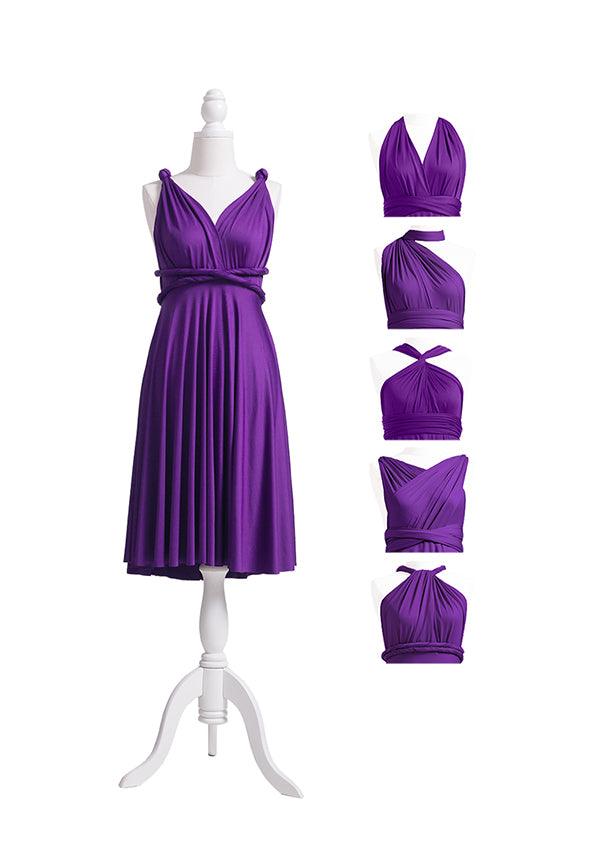 Purple Multiway Convertible Infinity Dress - 72Styles