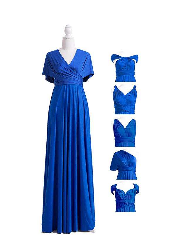 Royal Blue Multiway Convertible Infinity Dress - 72Styles