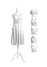 Silver Grey Multiway Convertible Infinity Dress - 72Styles