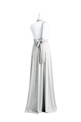 Silver Grey Multiway Convertible Infinity Dress - 72Styles