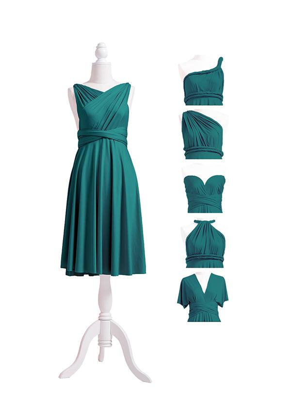 Teal Multiway Convertible Infinity Dress - 72Styles