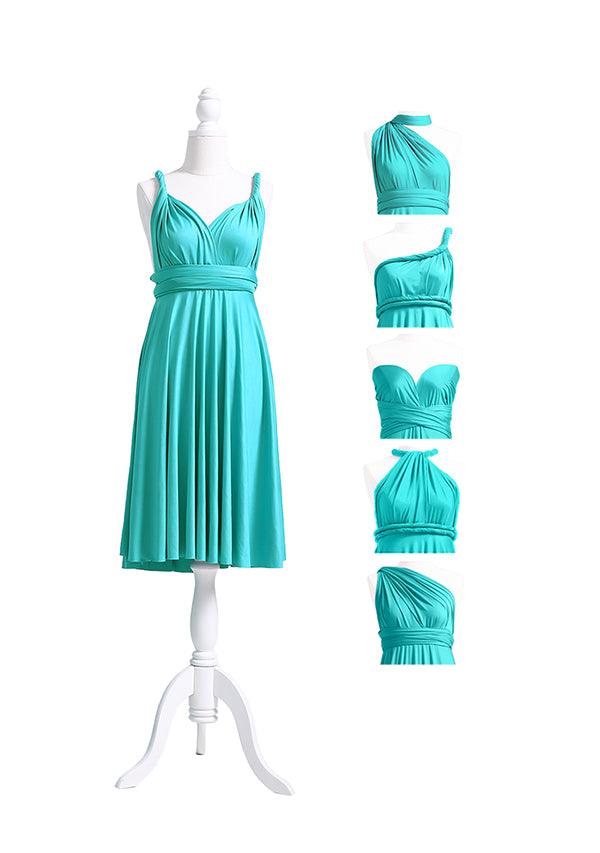 Turquoise Multiway Convertible Infinity Dress - 72Styles